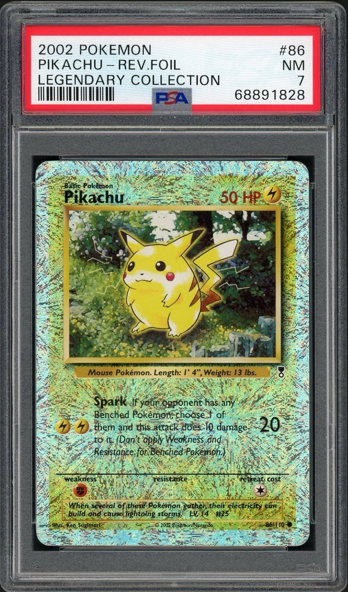 PSA7 Pikachu ピカチュウ LegendaryCollection Pikachu Pokémon TCG Professional Sports Authenticator (PSA