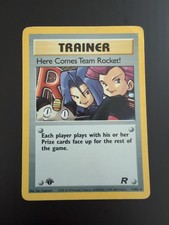 Here Comes Team Rocket! 15/82 Team Rocket Holo 1st Edition
