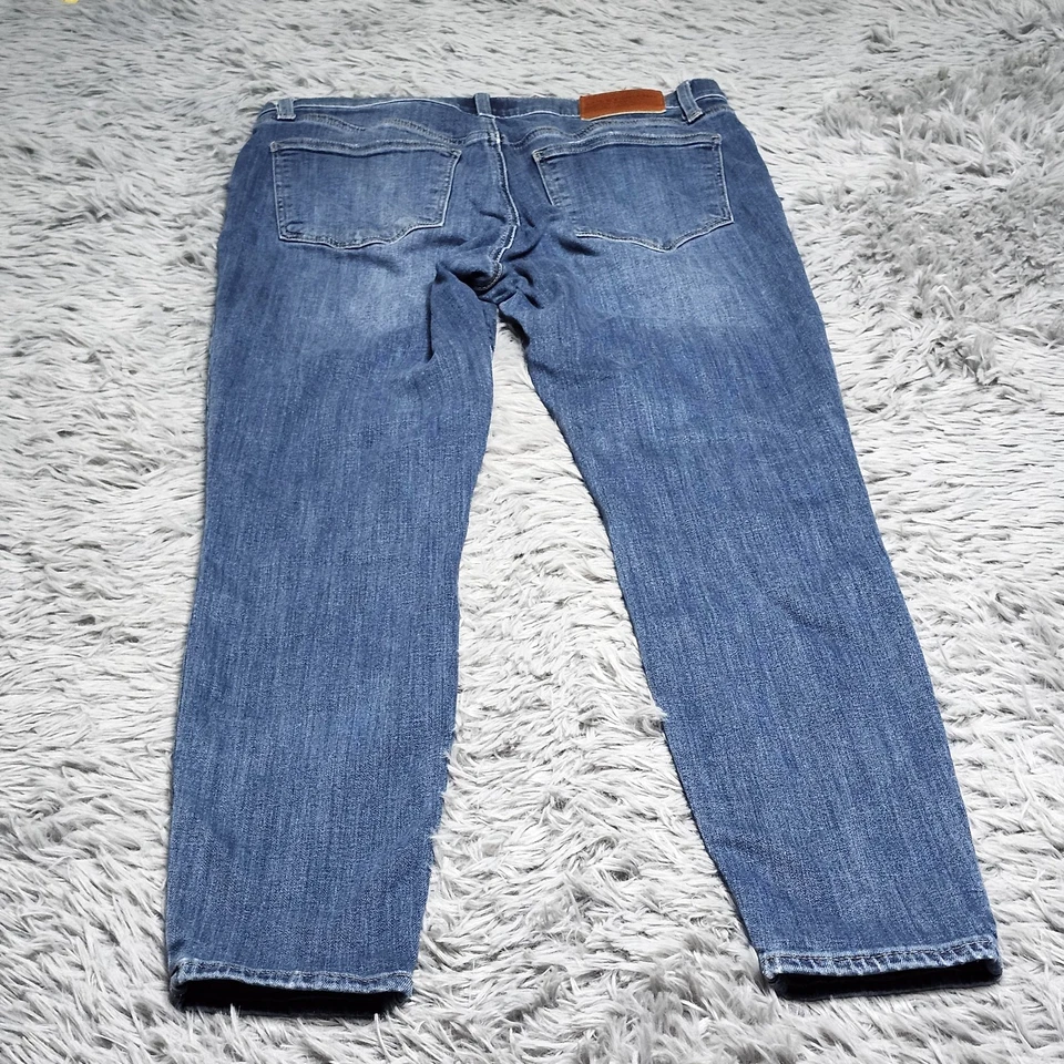 Lucky Brand Jeans Womens 12 31 Mid Rise Skinny Ava Blue Stretch Denim Casual - Image 2 of 4