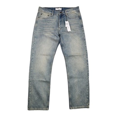 NWT Topman Jeans Men s 32x29 Denim Straight Distressed Button Fly 100% Cotton