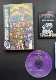Shining Force III 3 - Sega Saturn Game - Boxed & Manuals - Tested & Working PAL