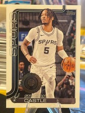 2025-26 Topps Flagship Basketball Stephon Castle-#197. San Antonio Spurs