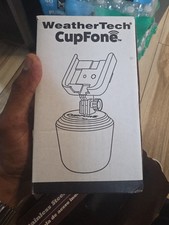 WeatherTech CupFone with Extension Adjustable Cup Holder Cell Phone Mount Black