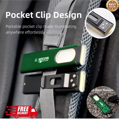 Warsun T7 Keychain Flashlight Mini 800Lm LED Torch USB Rechargeable Waterproof