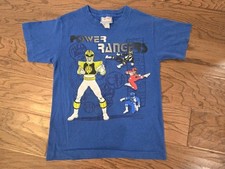 Vintage 1995 Power Rangers Saban T-Shirt Sz M 10/12 Youth Kid Mighty Morphin