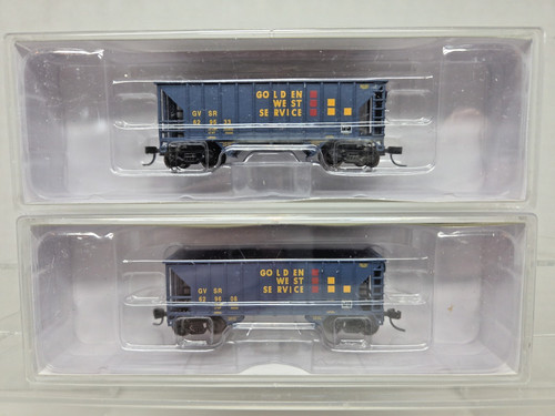 LOTE DE 2 tolvas Walthers 100T escala N 2 bahías Golden West 629571 629608 | Zustand: New