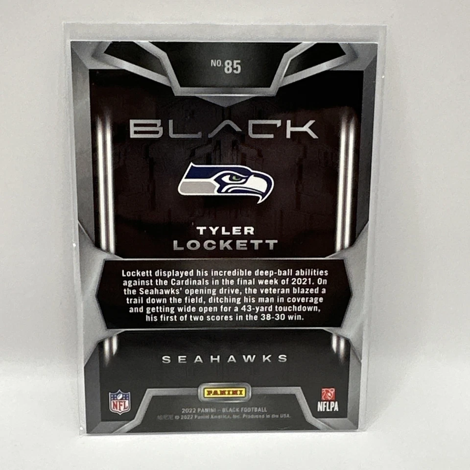 2022 Panini Black - Tyler Lockett #85 Sapphire /35 - Image 2 of 2