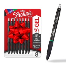 Gel Pens Assorted Colors 8 Count, Medium Point 0.7mm for Writing Journaling