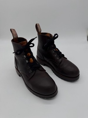 Schuh Bertl Munchen Handmade Brown Leather Hiking Boots EU 41.5 UK 7.5 US 8.5 