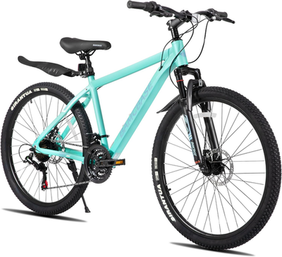 HILAND 26 27.5 Inch Mountain Bike, Mens and Womens Aluminum Frame