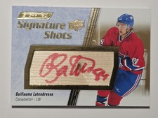 Guillaume Latendresse 2024-25 Upper Deck Engrained Icon Signature Shots