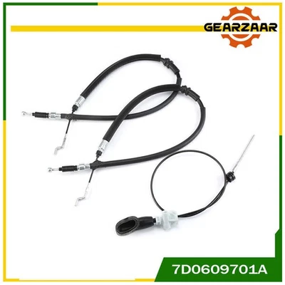 3x HANDBREMSSEIL BREMSSEIL HINTEN FÜR VW TRANSPORTER BUS T4 2.5 TDI 7D 70X 70XA