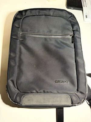Cocoon Black Nylon Laptop Backpack for 16in Laptop w/ Padded Straps, Organizer