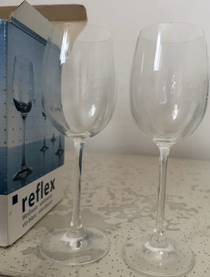 Leonardo Reflex Weißweinglas 6 Stück transparent Glas rund Design für Erwachsene