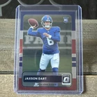 2025 Donruss Optic - Jaxson Dart 2015 Retro #2 SP - Rookie Giants Red White Blue