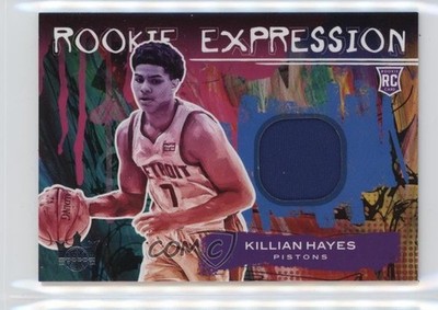 2020-21 Panini Court Kings Rookie Expression Memorabilia Killian Hayes RC 1bi0