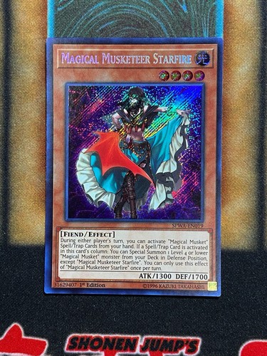 Magical Musketeer Starfire SPWA-EN019 YuGiOh Spirit Warriors card