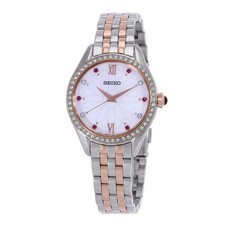 Seiko Quartz MOP Dial Ladies Watch SUR542