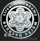 2024 Circular Economy Silver Shield 1 Troy oz .999 Silver Proof Round BOX & COA
