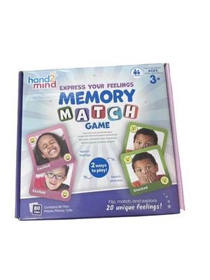 memory matching card game face recognition learning emotions autism
