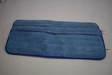 Uline S-20083 Heavy Duty Microfiber Wet Mop Pad 18" Replacement 3 Pack