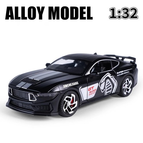 1:32 Ford Mustang Shelby GT500 Aleación Modelo Coche Diecast Sonido Luz Vehículo de Juguete - Imagen 21 de 21