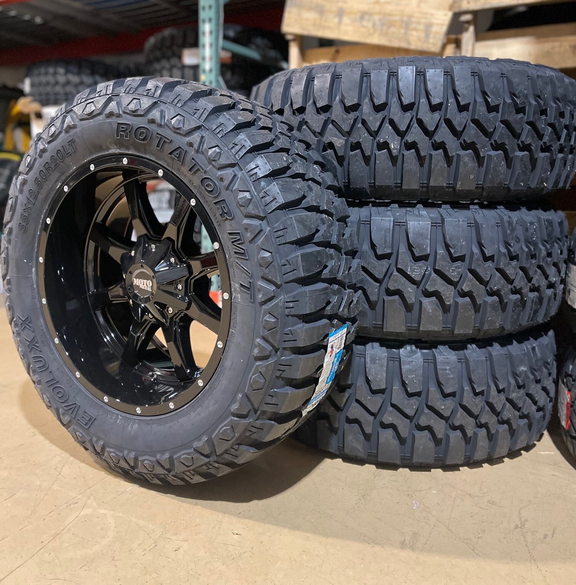 4 20x10 Moto Metal MO970 Black Wheels 35