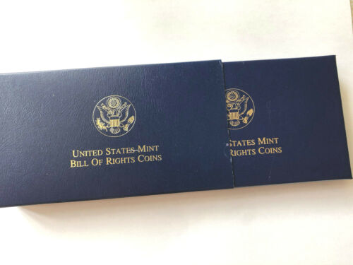 US Mint Empty Presentation Box for Bill of Rights Commemoratives; NO COINS - Picture 3 of 5