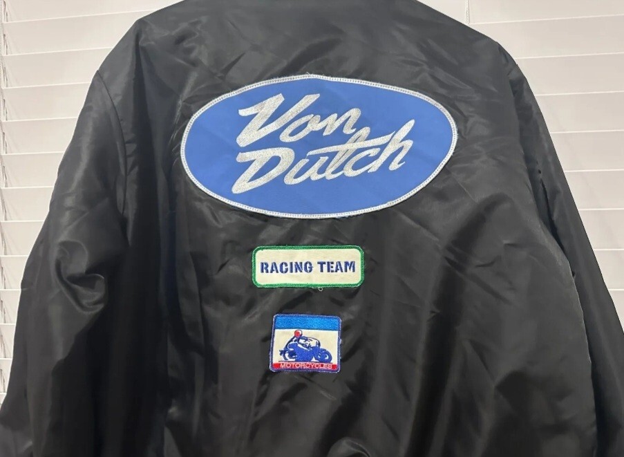🚨🔥Vintage Von Dutch Jacket Los Angeles Black Patches 🚨🔥Vintage Von Dutch Jacket Los Angeles Black Patches