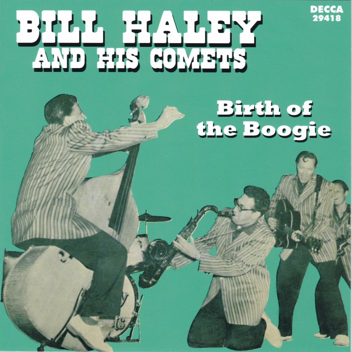 Bill Haley "Birth Of The Boogie" & "Mambo Rock" Decca 29418 45 & Custom Pic  Slv