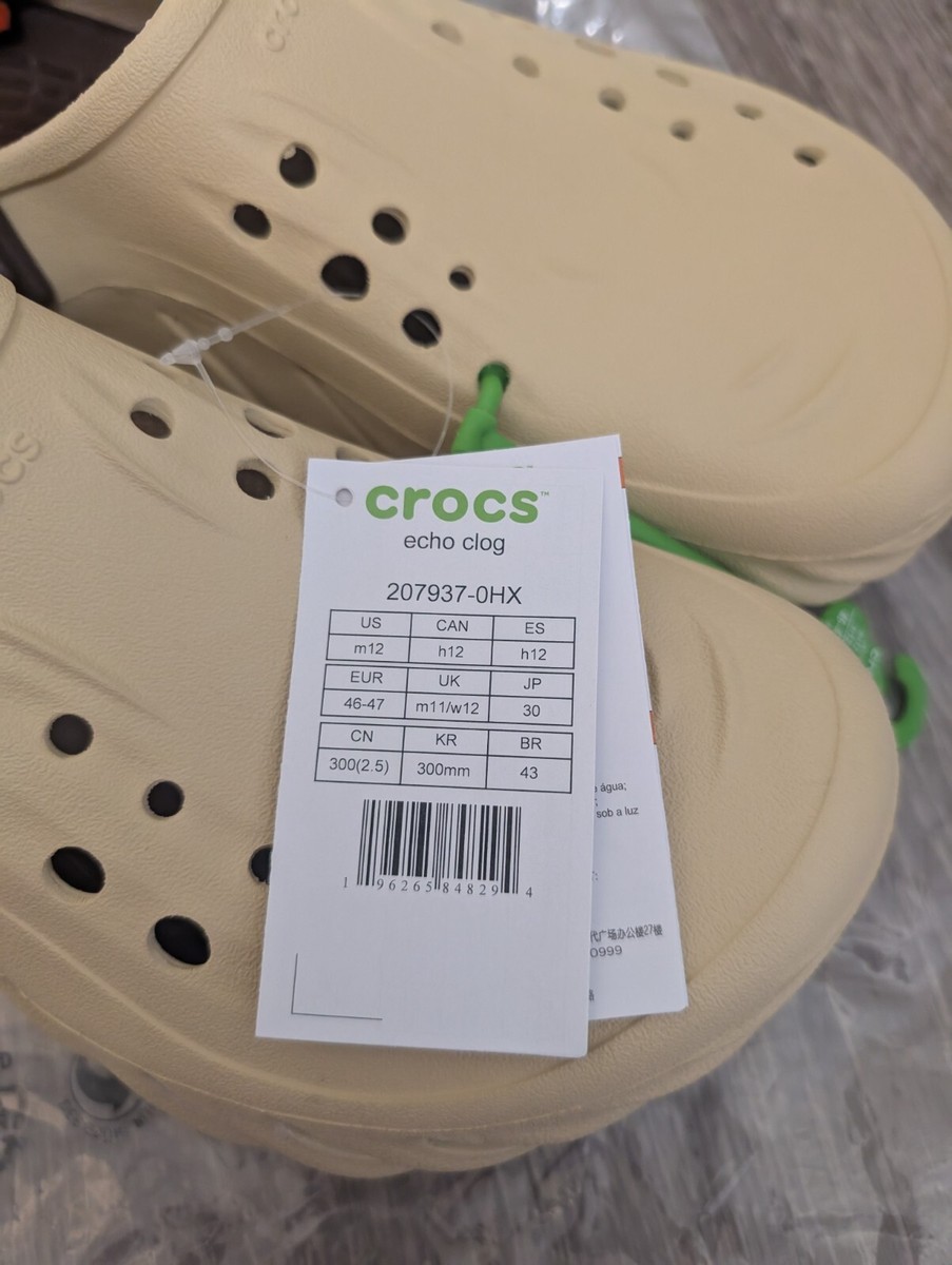 Crocs Echo Clog Sesame Unisex Men display picture 2