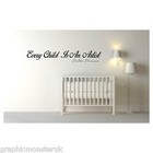 Every Child Is An Artist Vinyl Wall Decal Nursery Child Baby