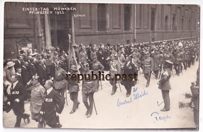 #1 Foto AK Parade Einsertag München Pfingsten 1922 (P41)