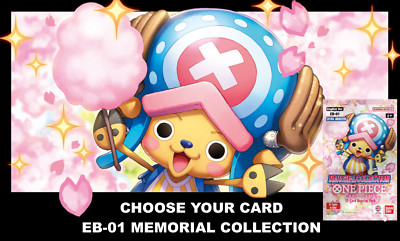 One Piece Memorial Collection EB01 - Choose a Card Pick Singles Complete Set