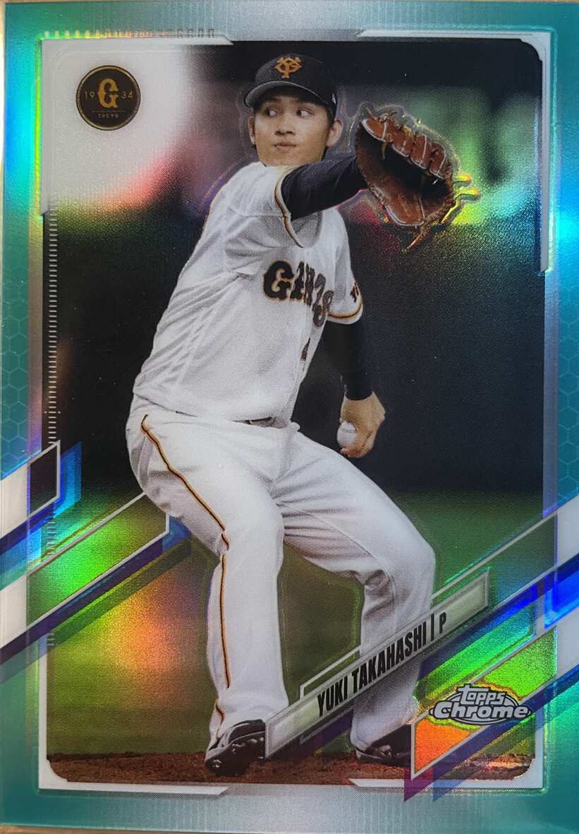 2021 Topps Chrome NPB #110 YUKI TAKAHASHI Yomiuri Giants