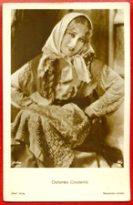 DOLORES COSTELLO # 4724/1 VINTAGE PHOTO PC. PUBLISHER GERMANY USED 319