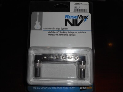 NEW - Graph Tech Resomax NV1 6mm Autolock Bridge - NICKEL