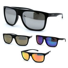 Kush Mirror Lens Sport Flat Top Mob Rectangular Sunglasses