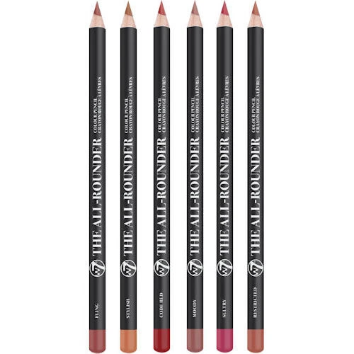 W7 COSMETICS W7 The Allrounder Colour Pencil - Lip Liner Lippen Lippenstift Pink Rot Outline