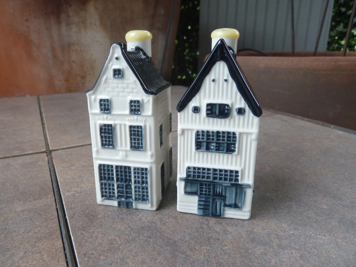 KLM　BOLS　デルフト　ブルーハウスなど　ミニチュアハウス　9点　N5908 KLMのデルフトブルーハウス The KLM Houses Collection-オーダー