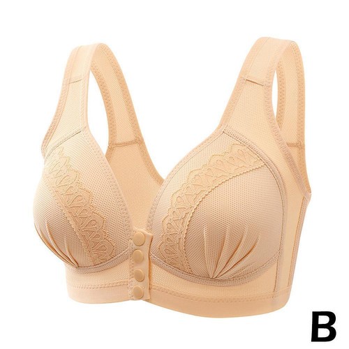 Reggiseno donna cotone top intimo bottoni davanti estivo xp comodo O3F2 - Foto 18 di 26