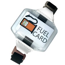 Visor Fuel Card Holder with Elastic Strap - Great for Fleets by Specialist ID