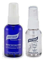Graftobian Makeup Setting Spray -Long Lasting/Smudge Proof -1.25.oz/2 oz. Pick 1
