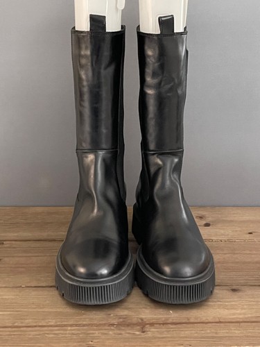 KURT GEIGER LONDON Women's Stint Pull On Black Platform Boots 40.5 EU, 10 US - Picture 3 of 16