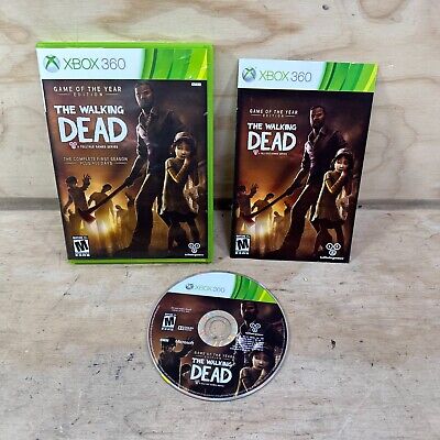 The Walking Dead -- Game of the Year Edition (Microsoft Xbox 360, 2013)  Complete 894515001283