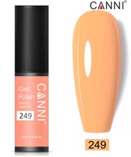 CANNI® Mini UV LED Nail Gel Polish Soak Off Base Top Colour Coat - 5ml
