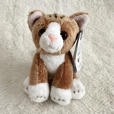 Ganz Heritage Collection Brown Orange Mini Kitten Cat Plush 5” Stuffed Animal