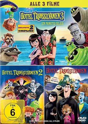 Hotel Transsilvanien 1+2+3 # 3-DVD-NEU