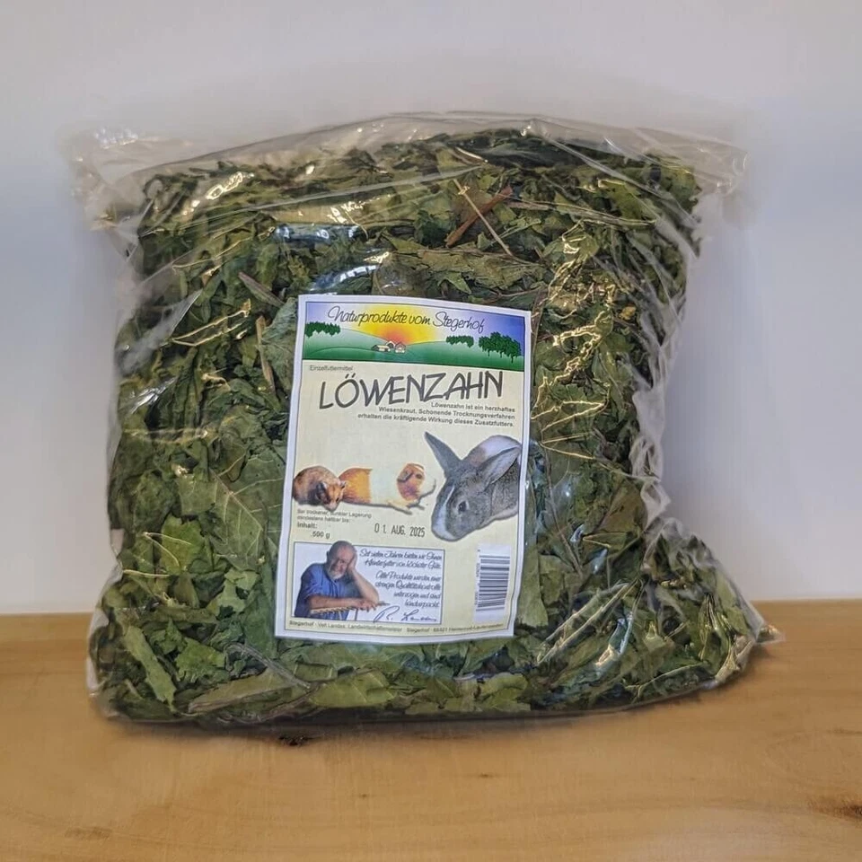 Löwenzahn getrocknet 500 g Beutel getrocknete Blätter vom Stegerhof - Bild 2 von 2