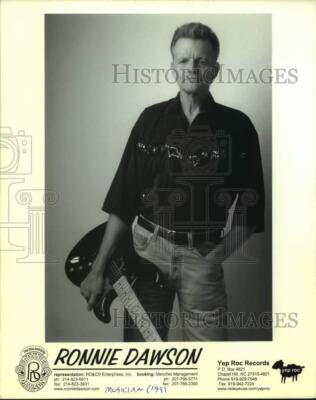 1991 Press Photo Musician Ronnie Dawson - sap01360